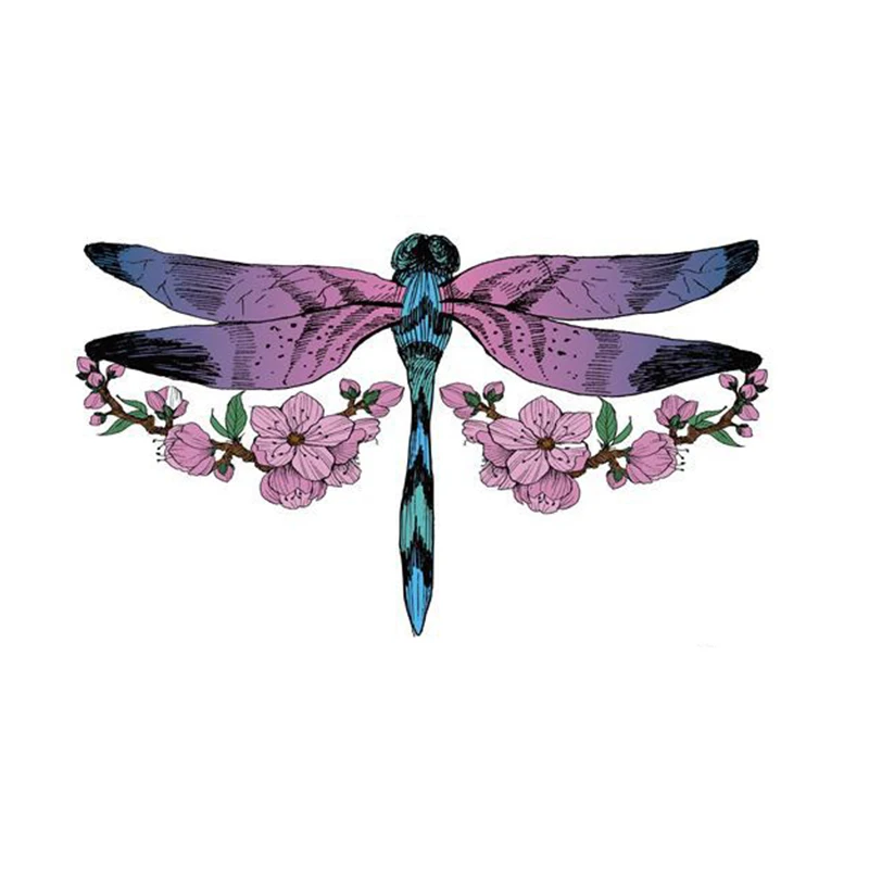 Waterproof Temporary Color Dragonfly Peach Blossom Waist Chest Totem Simulation Flash FakeTattoo Sticker for Women
Waterproof Temporary Color Dragonfly Peach Blossom Waist Chest Totem Simulation Flash FakeTattoo Sticker for Women
