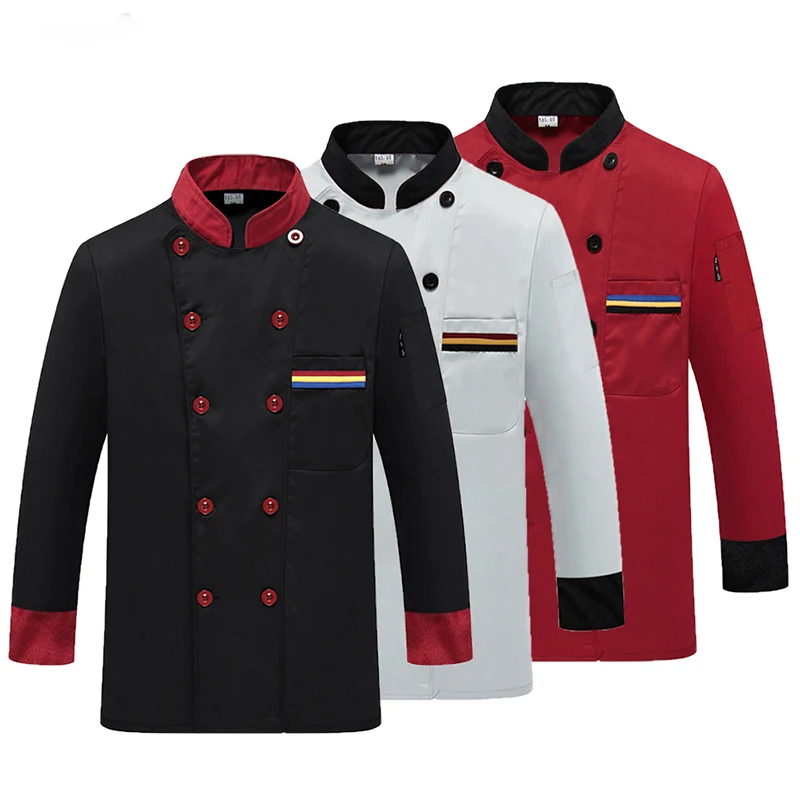 Food Service Restaurant Kitchen Man Shirt Clothing New Unisex Chef Uniform Costume Breathable long sleeves restaurant uniform 
Food Service Restaurant Kitchen Man Shirt Clothing New Unisex Chef Uniform Costume Breathable long sleeves restaurant uniform