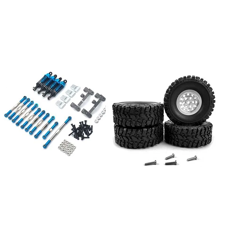 2 Set RC Car Part: 1 Set Car Steering Link Rod Pull Mount Seat Shock Absorber Set & 1 Set Metal Wheel Rim Tyre Tires Set
2 Set RC Car Part: 1 Set Car Steering Link Rod Pull Mount Seat Shock Absorber Set & 1 Set Metal Wheel Rim Tyre Tires Set