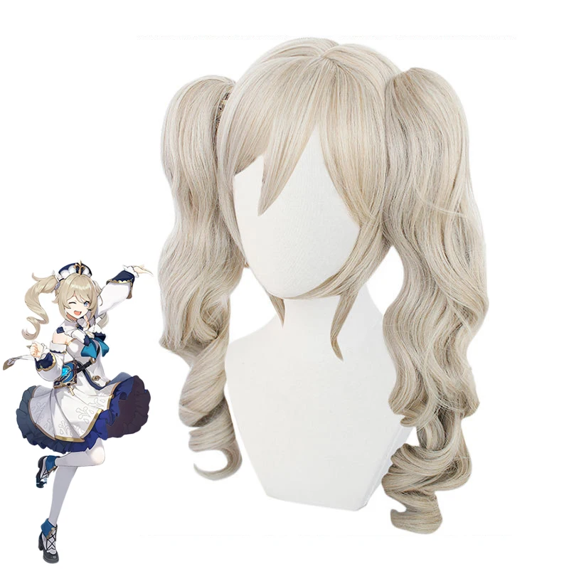 Genshin Impact Barbara Women Long Ponytails Wig Cosplay Costume Heat Resistant Synthetic Hair Carnival Party Wigs
Genshin Impact Barbara Women Long Ponytails Wig Cosplay Costume Heat Resistant Synthetic Hair Carnival Party Wigs
