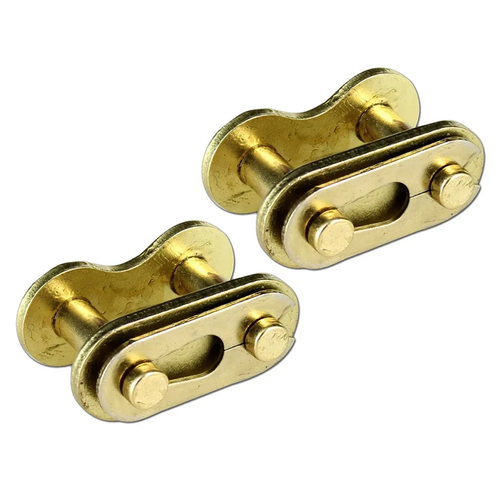 2Pcs 420 Gold Pitbike Chain Split Break Link For Mini Moto Quad Dirt Bike 140cc ATV Pitbikes Bicycle Repair Maintain Accessories
2Pcs 420 Gold Pitbike Chain Split Break Link For Mini Moto Quad Dirt Bike 140cc ATV Pitbikes Bicycle Repair Maintain Accessories