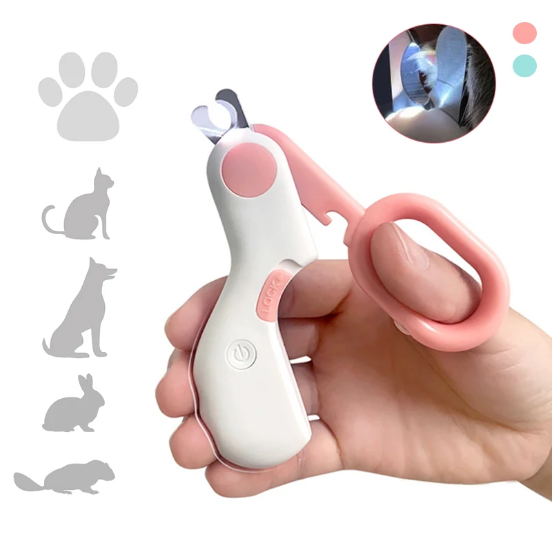 Professional Pet Dog Nail Clipper LED Light Scissors for Cat Cutter Grooming Claw Products Tools Heavy Dut Trimmer 
Professional Pet Dog Nail Clipper LED Light Scissors for Cat Cutter Grooming Claw Products Tools Heavy Dut Trimmer