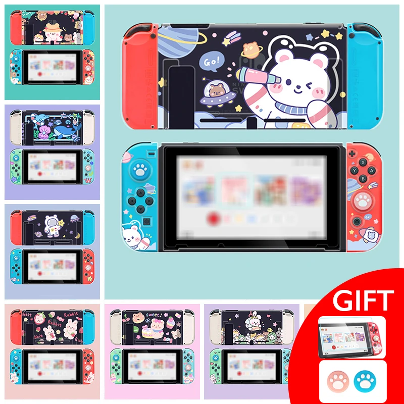 Switch Protective Shell Transparent Cartoon NS Host Controller TPU Cover Game Protection Case For Nintendo Switch Accessories
Switch Protective Shell Transparent Cartoon NS Host Controller TPU Cover Game Protection Case For Nintendo Switch Accessories