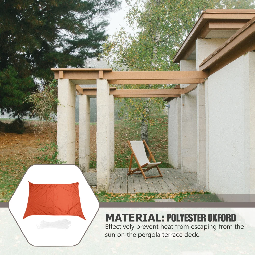 1pc Rectangle Sunshade Waterproof UV Block Awning Shade Sail for Outdoor
1pc Rectangle Sunshade Waterproof UV Block Awning Shade Sail for Outdoor