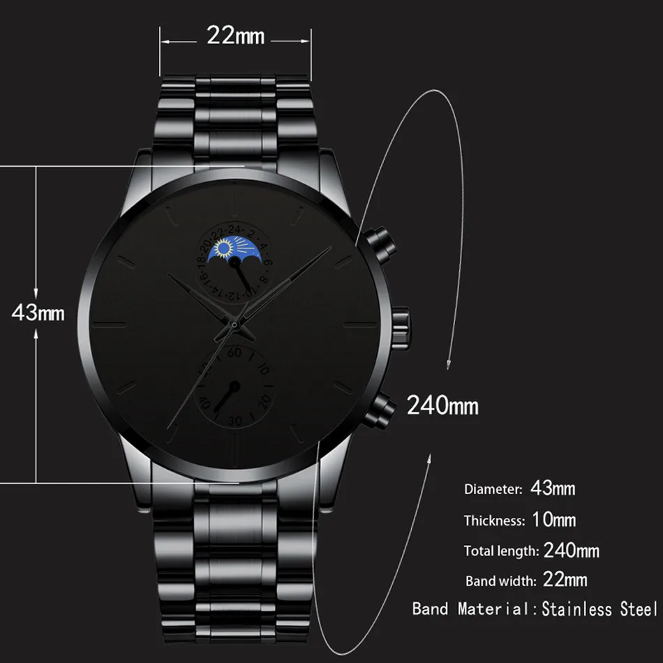 2021 New Fashion Mens Watches Luxury Stainless Steel Band Sports Quartz Watch Men Relogio Masculino
2021 New Fashion Mens Watches Luxury Stainless Steel Band Sports Quartz Watch Men Relogio Masculino