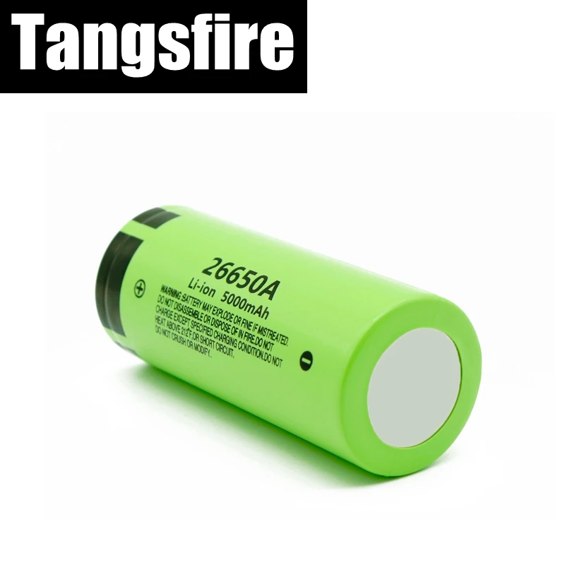 100% Новый оригинальный аккумулятор для 26650A 3 7 V 5000mAh высокой емкости 26650 литий