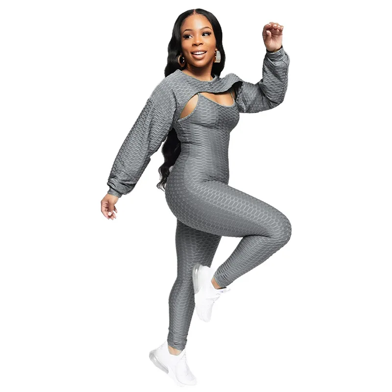 Donsignet New Fashion Women's Suit Casual Sports Long-sleeved Solid Color Women's Suit 2 Piece Sets Womens Outfits
Donsignet New Fashion Women's Suit Casual Sports Long-sleeved Solid Color Women's Suit 2 Piece Sets Womens Outfits
