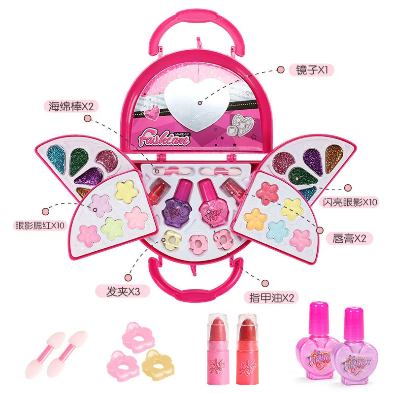 Girl Pretend Play Toy Set Beauty Makeup Cosmetic Bag Handbag Kids Party Gift for 3 4 5 6 7 8 Years Old Girls | Игрушки и хобби