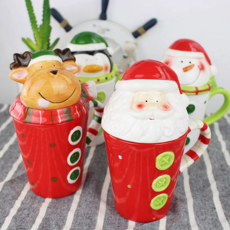 Christmas Ceramic Mugs Creative 3D Animal Drinking Cups Couple Coffee Insulated Pair Cup Cute Kids Breakfast Water Milk Cup Gift
Christmas Ceramic Mugs Creative 3D Animal Drinking Cups Couple Coffee Insulated Pair Cup Cute Kids Breakfast Water Milk Cup Gift