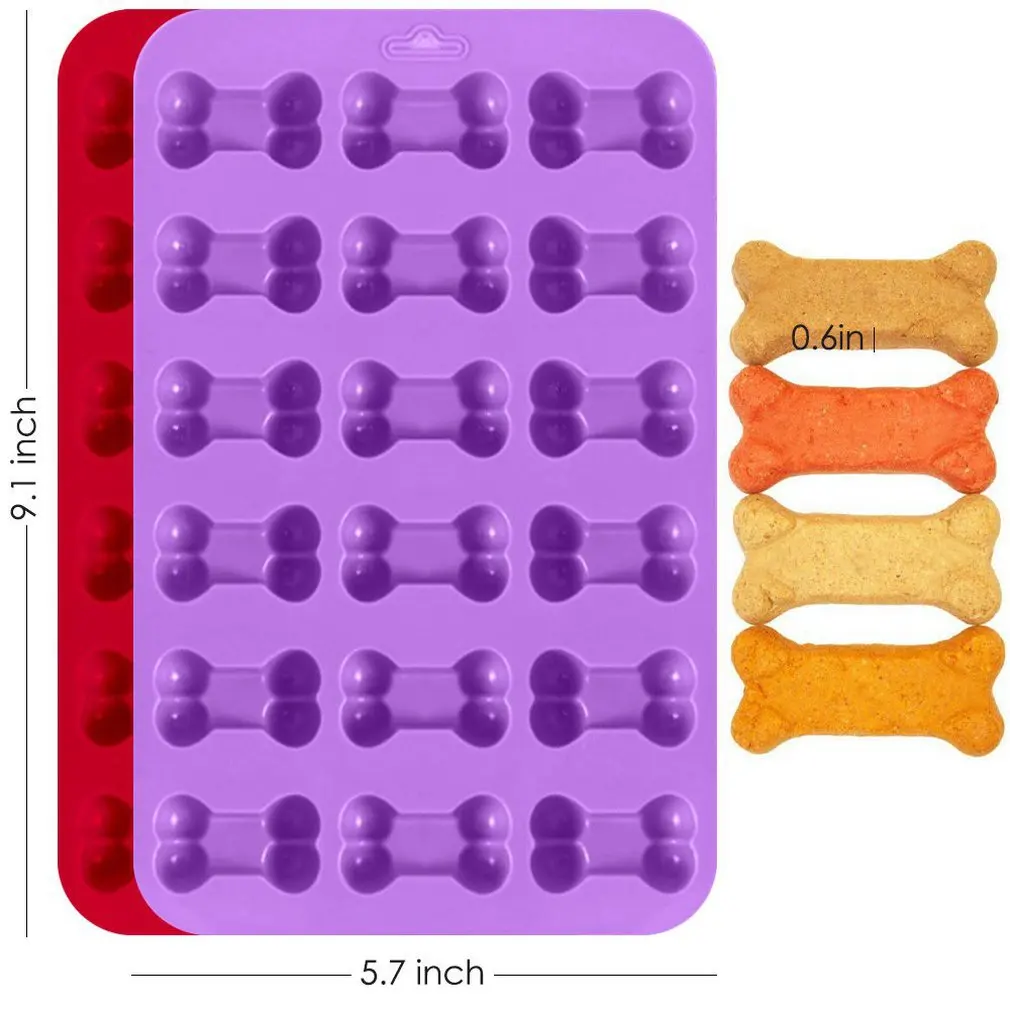 3 Pack Silicone Ice Mold Trays with Puppy Dog Paw and Bone Shape Reusable Bakeware Maker for Baking Chocolate Candy
3 Pack Silicone Ice Mold Trays with Puppy Dog Paw and Bone Shape Reusable Bakeware Maker for Baking Chocolate Candy