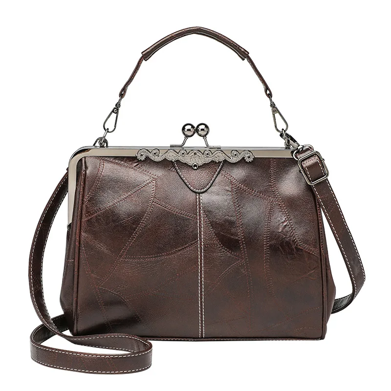 Vintage Patchwork women handbag Clip Crossbody messenger bag Design ladies big totes Trend Female Shoulder bags bolsa coffee
Vintage Patchwork women handbag Clip Crossbody messenger bag Design ladies big totes Trend Female Shoulder bags bolsa coffee