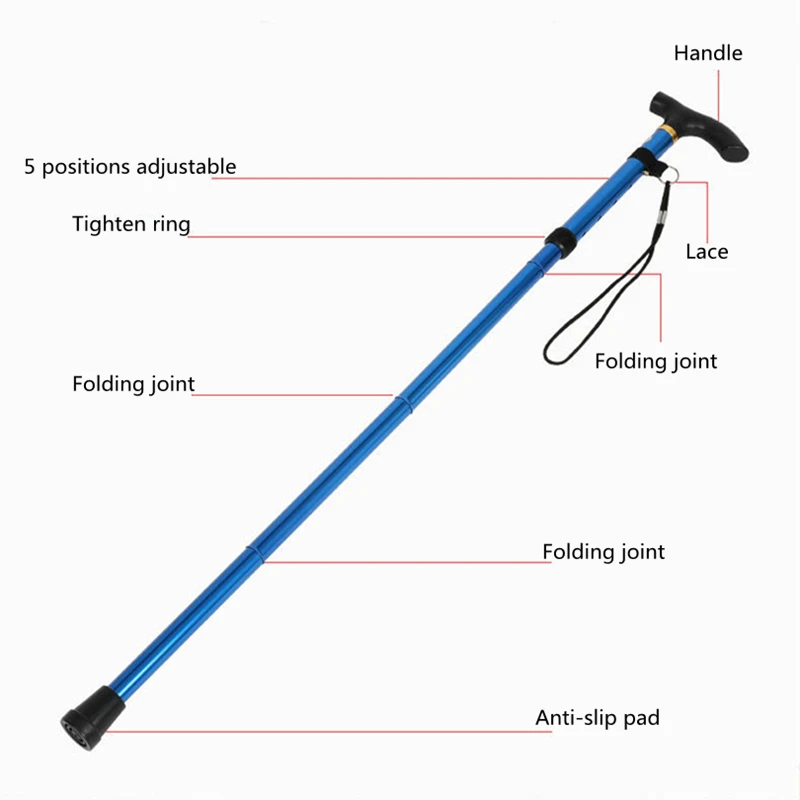 Foldable Telescopic Stick Metal Retractile Batons Ultralight Extended Poles Cane Portable for Outdoor Camping Hiking Walking
Foldable Telescopic Stick Metal Retractile Batons Ultralight Extended Poles Cane Portable for Outdoor Camping Hiking Walking