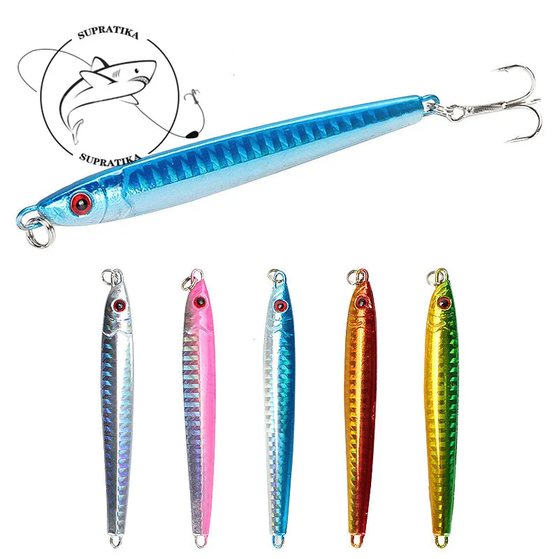 Artificial Depth Diving 2-4M Sea Fishing Lure Iron Plate Hard Bait 5pcs/set 9.5cm/30g 3D Eye 6# Hook Sequins Bionic Bait
Artificial Depth Diving 2-4M Sea Fishing Lure Iron Plate Hard Bait 5pcs/set 9.5cm/30g 3D Eye 6# Hook Sequins Bionic Bait