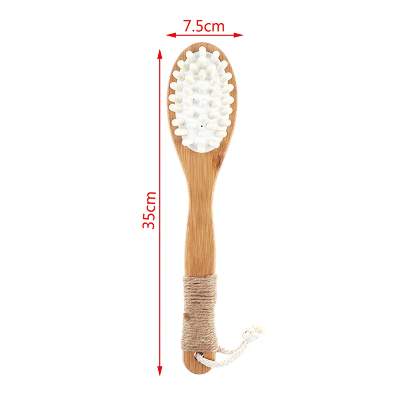 Wooden Massage Bath Brush Natural Bristle Exfoliation Fat Removal Shower Brush
Wooden Massage Bath Brush Natural Bristle Exfoliation Fat Removal Shower Brush