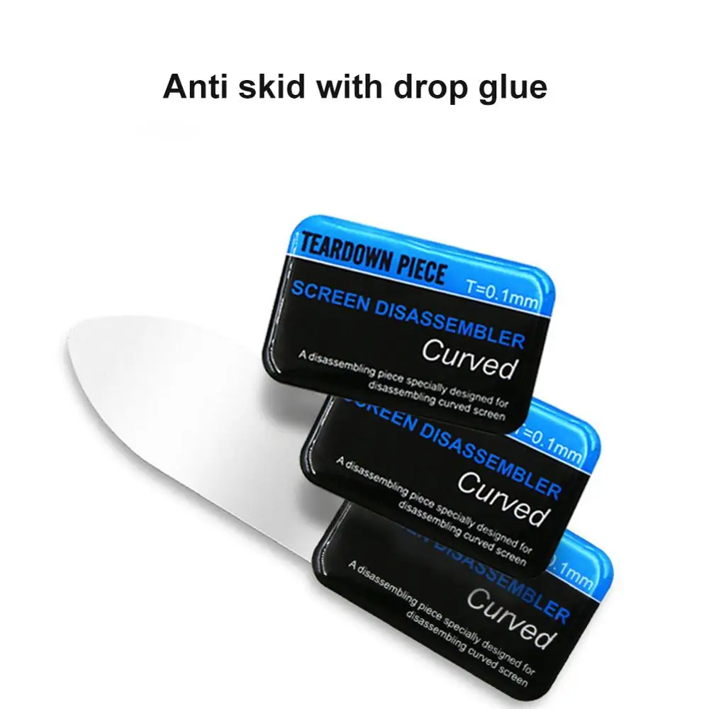 obile Phone Curved LCD Screen Spudger Opening Pry Card Tools Ultra Thin Flexible Mobile Phone Disassemble Steel Metal
obile Phone Curved LCD Screen Spudger Opening Pry Card Tools Ultra Thin Flexible Mobile Phone Disassemble Steel Metal