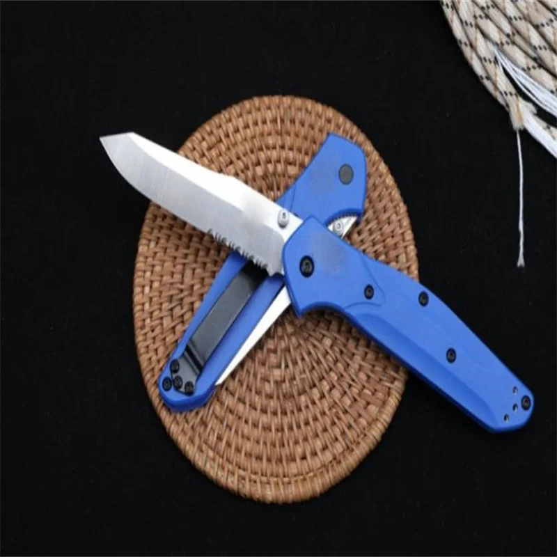 Butterfly 940 Folding Knife Half Tooth With Blue Handle - Full Blade S30V Sharp Blade G10 Handle Military Survival Knife Pocket
Butterfly 940 Folding Knife Half Tooth With Blue Handle - Full Blade S30V Sharp Blade G10 Handle Military Survival Knife Pocket