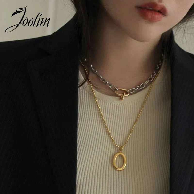 JOOLIM High End Gold Finish Beads Chain Oval Pendant Sweater Necklace Trendy Jewelry Wholesale
JOOLIM High End Gold Finish Beads Chain Oval Pendant Sweater Necklace Trendy Jewelry Wholesale