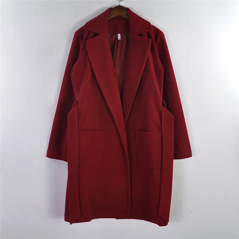 Women Long Wool Coat Elegant Winter Woman Wool Blend Coats Slim Type Female Pockets Coat Outerwear Abrigos Mujer Invierno
Women Long Wool Coat Elegant Winter Woman Wool Blend Coats Slim Type Female Pockets Coat Outerwear Abrigos Mujer Invierno
