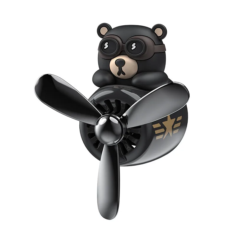 Car air freshener aromatherapy bear pilot car accessories pilot rotating propeller air outlet fragrance 자동차 공기 청정기
Car air freshener aromatherapy bear pilot car accessories pilot rotating propeller air outlet fragrance 자동차 공기 청정기