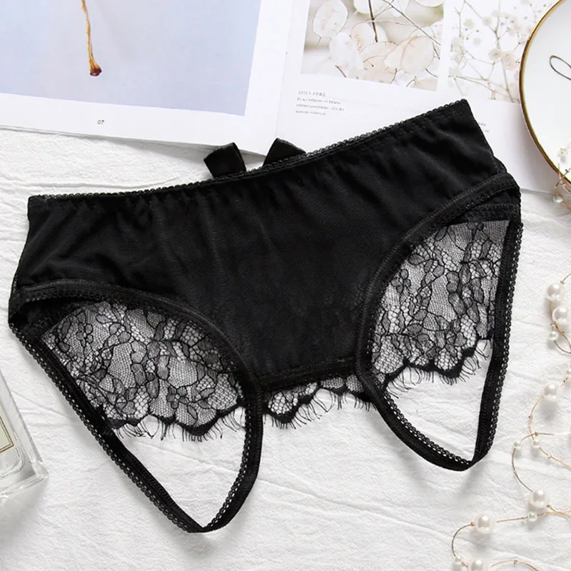 New Arrival Women's Sexy Underwear Lace Open Crotch Hollowed Out Sexy Exotic Panties
New Arrival Women's Sexy Underwear Lace Open Crotch Hollowed Out Sexy Exotic Panties