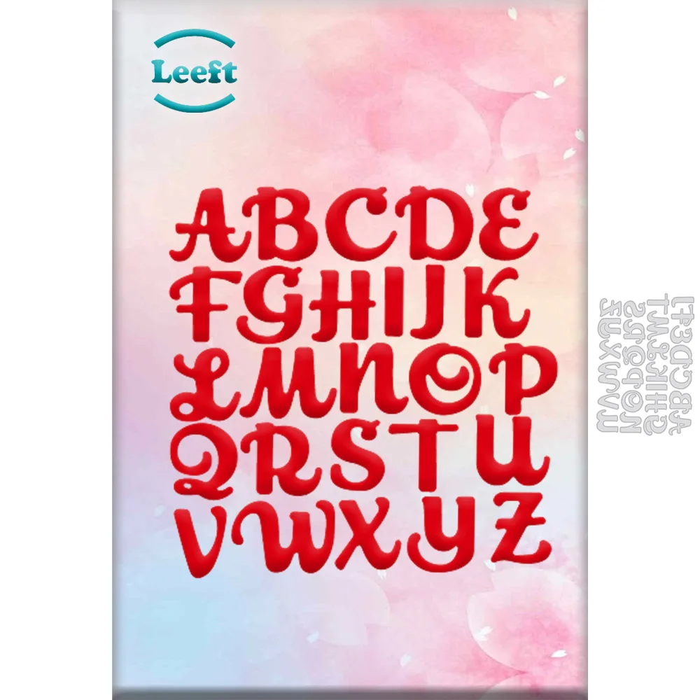 Uppercase English Letters Dies Scrapbooking Stencil Template for DIY Embossing Paper Photo Album Greeting Gift Card Cut Die New
Uppercase English Letters Dies Scrapbooking Stencil Template for DIY Embossing Paper Photo Album Greeting Gift Card Cut Die New