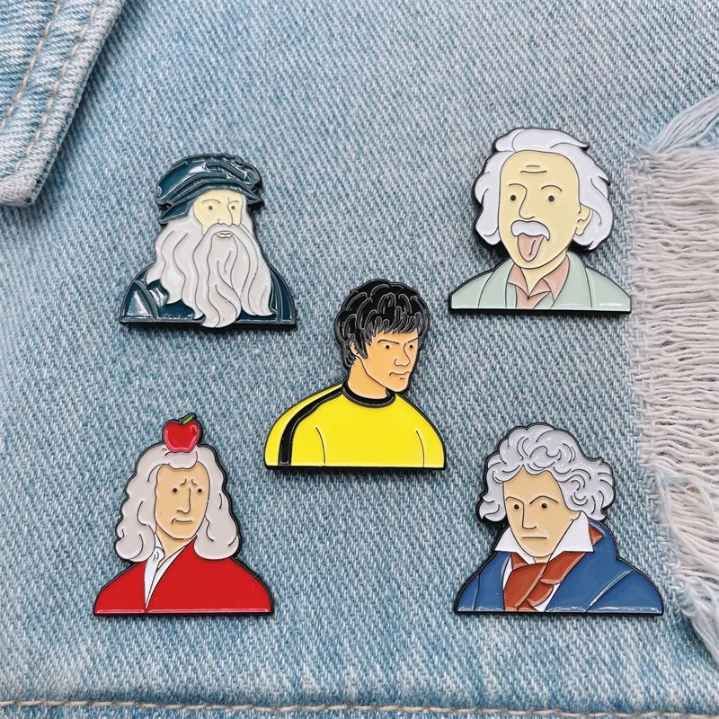 Scientist Figure Newton Cartoon Characters Enamel Pin Brooch Backpack Collar Hat Badge Lapel Pin Decoration Jewelry Gifts
Scientist Figure Newton Cartoon Characters Enamel Pin Brooch Backpack Collar Hat Badge Lapel Pin Decoration Jewelry Gifts