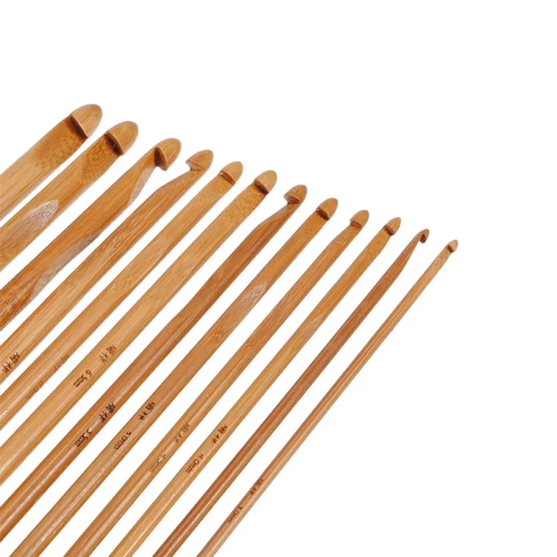 12Pcs/Set Bamboo Crochet Hooks Needles Crochet Handmade Sewing Needles Knit Weave Arts Crafts Home Sewing DIY Knitting Tools
12Pcs/Set Bamboo Crochet Hooks Needles Crochet Handmade Sewing Needles Knit Weave Arts Crafts Home Sewing DIY Knitting Tools