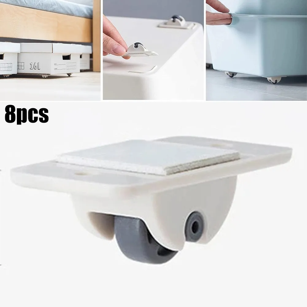 8PCS Adhesive Pulley Storage Box Casters Trash Can Furniture Caster Wheel Home Silent No Scratches Box Wheels Cabinet Drawer
8PCS Adhesive Pulley Storage Box Casters Trash Can Furniture Caster Wheel Home Silent No Scratches Box Wheels Cabinet Drawer