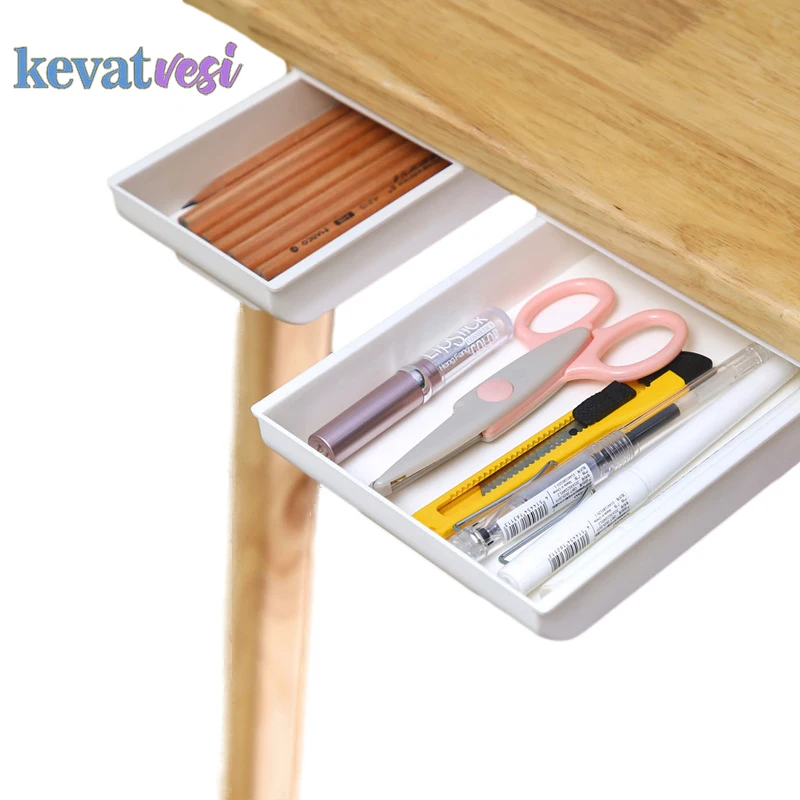 Under Desk Drawer Organizer Self-adhesive Stationery Storage Box for Home Office Hidden Under Drawer Pen Holder Pencil Tray
Under Desk Drawer Organizer Self-adhesive Stationery Storage Box for Home Office Hidden Under Drawer Pen Holder Pencil Tray