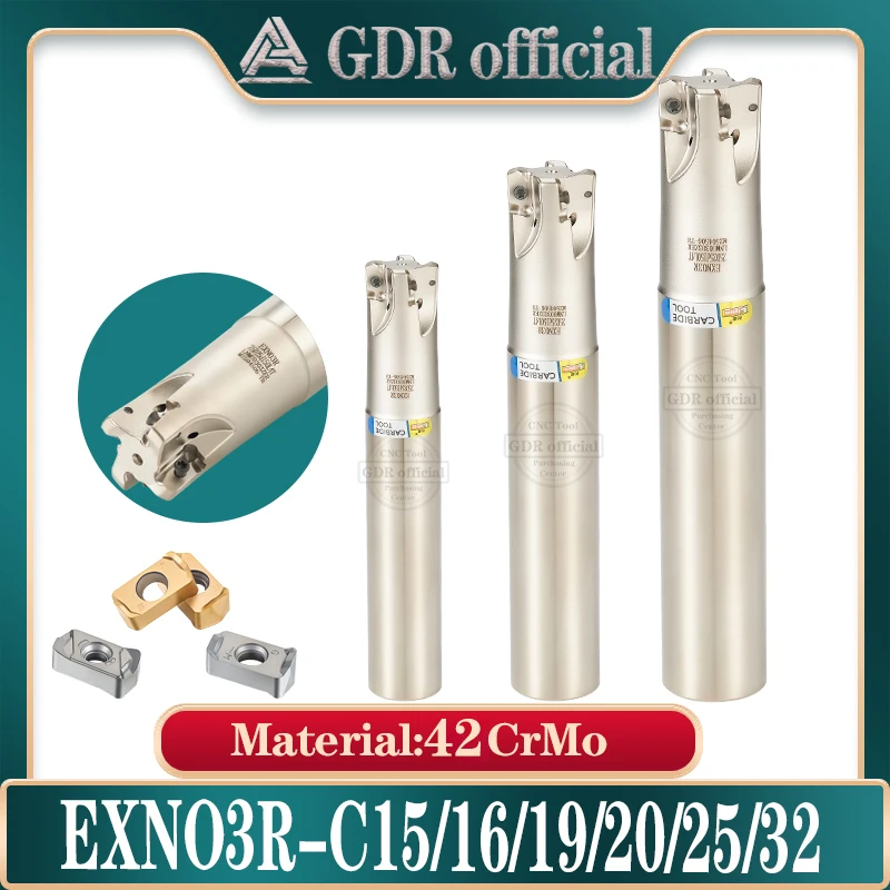 EXN EXN03 EXN03R Milling Cutter Bar C15 C17 C16 C20 C25 C24 C32 LNMU0303 Fast Feed Double-sided Insert Tool milling Tool Holder
EXN EXN03 EXN03R Milling Cutter Bar C15 C17 C16 C20 C25 C24 C32 LNMU0303 Fast Feed Double-sided Insert Tool milling Tool Holder