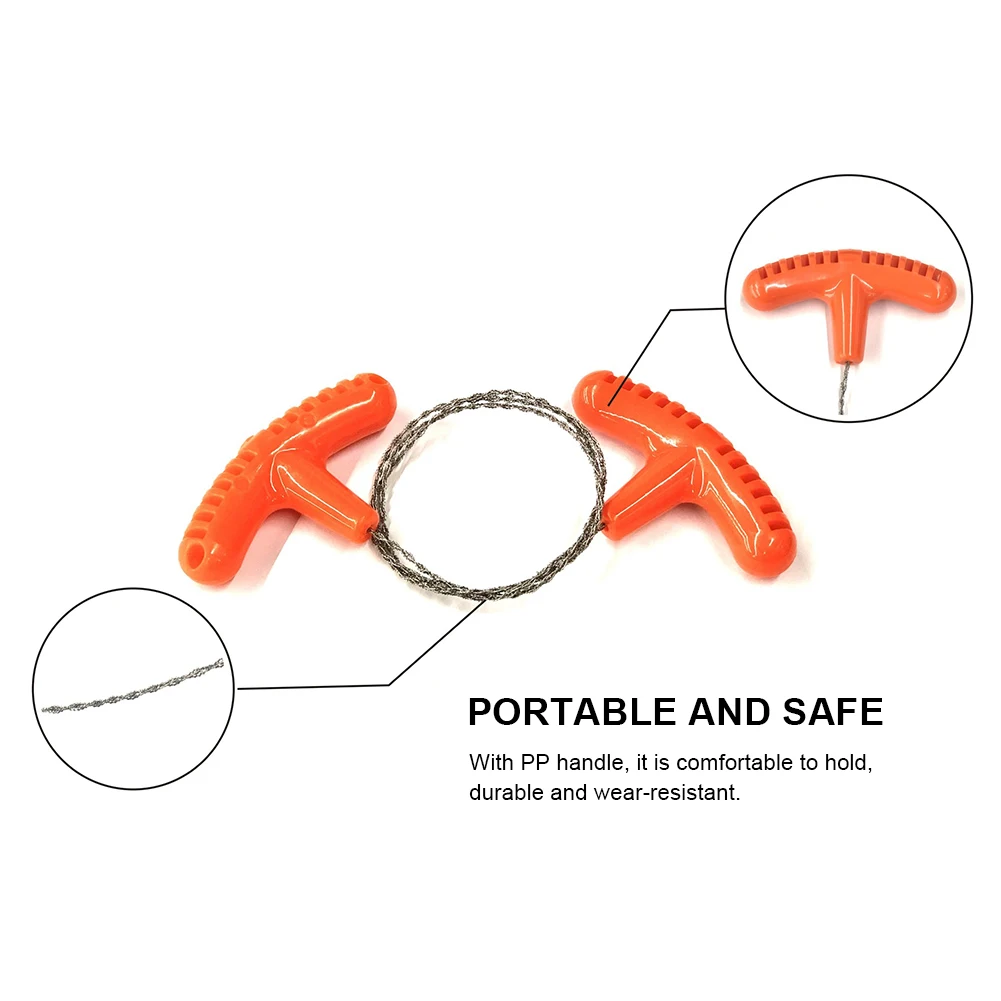 Hand Rope Saw Steel Chain Rope Portable Practical Hand Saw Handheld Camping and Survival Chain Saw for Fast Easy Cutting
Hand Rope Saw Steel Chain Rope Portable Practical Hand Saw Handheld Camping and Survival Chain Saw for Fast Easy Cutting