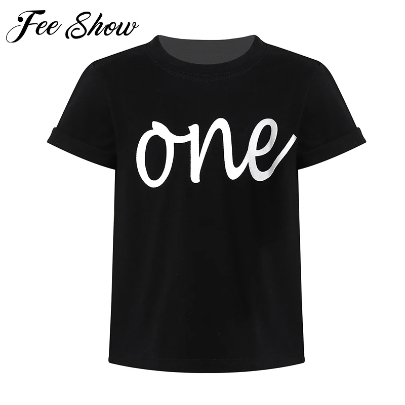 Baby Boys Girls T-shirts 1st Birthday Short Sleeve Top Tees Cotton Toddler Kids Boy Wild One T Shirt Clothing Child Girl tshirt
Baby Boys Girls T-shirts 1st Birthday Short Sleeve Top Tees Cotton Toddler Kids Boy Wild One T Shirt Clothing Child Girl tshirt