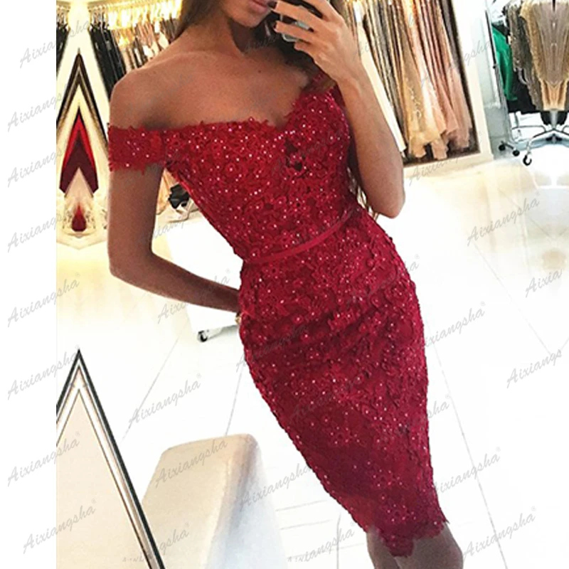 Aixiangsha Cocktail Dress V Neck Off The Shoulder Vestido Appliques Beads Belt Graduation Formal Robe De Soiree Classic
Aixiangsha Cocktail Dress V Neck Off The Shoulder Vestido Appliques Beads Belt Graduation Formal Robe De Soiree Classic
