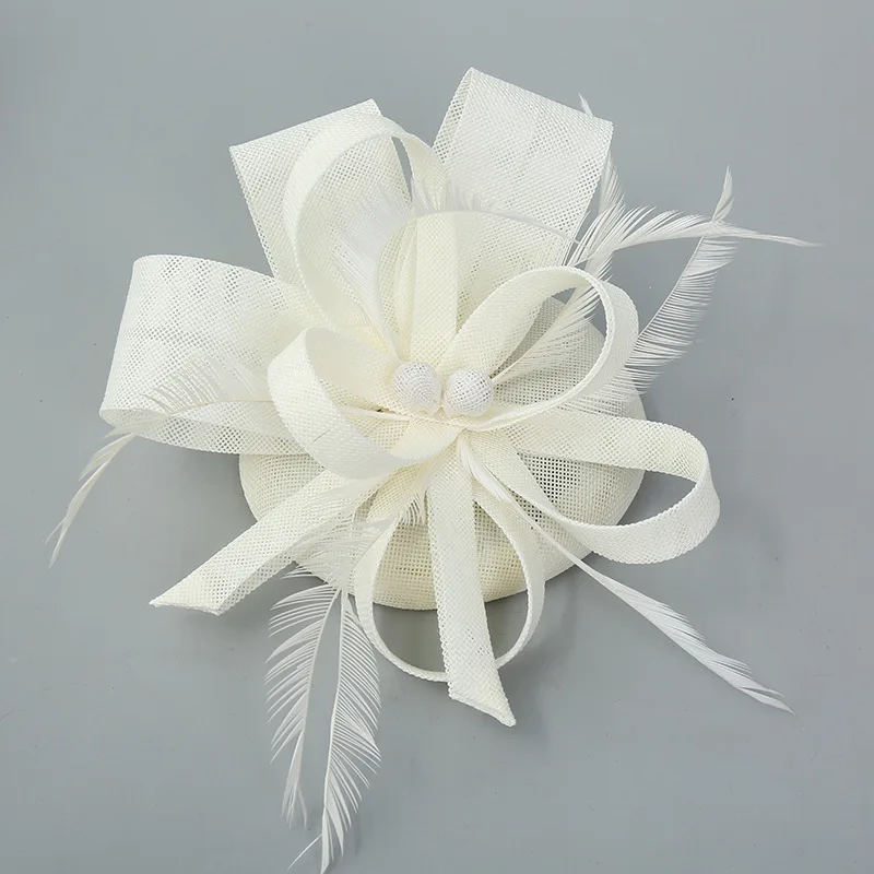 European and American Hair Accessories Handmade Black Feather Linen Hat Dinner Dress Accessories Bridal Headdress Formal Hat
European and American Hair Accessories Handmade Black Feather Linen Hat Dinner Dress Accessories Bridal Headdress Formal Hat