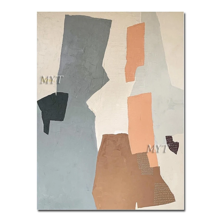 100% Hand Painted Unframed New Art Abstract Design Color Block Oil Painting Wall Hangings Decor Canvas Art Craft Pictures 
100% Hand Painted Unframed New Art Abstract Design Color Block Oil Painting Wall Hangings Decor Canvas Art Craft Pictures