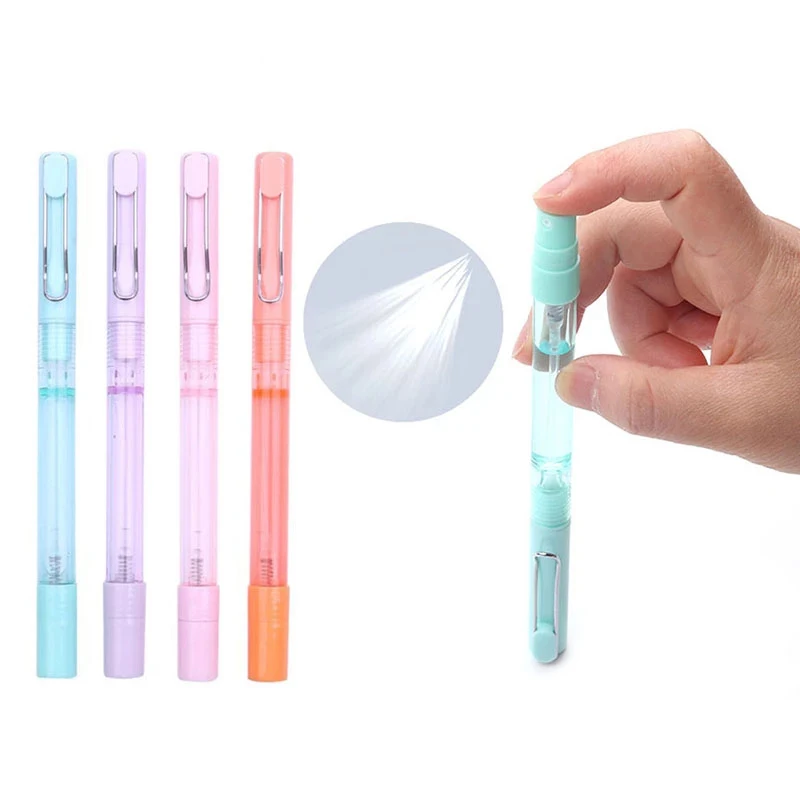 Portable Sprayer Pen 0.5mm Writing Gel Pen with Clip 10ml Refillable Empty Containers with Pen for Office Outdoor QJS Shop
Portable Sprayer Pen 0.5mm Writing Gel Pen with Clip 10ml Refillable Empty Containers with Pen for Office Outdoor QJS Shop