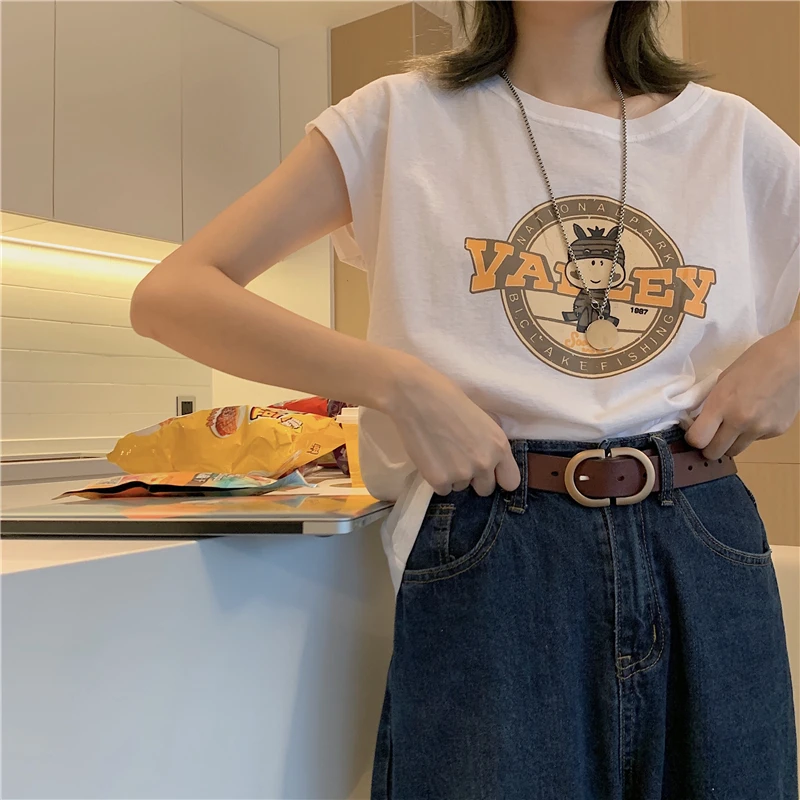 2051 2021 new summer small loose breathable printed sleeveless T-shirt
2051 2021 new summer small loose breathable printed sleeveless T-shirt