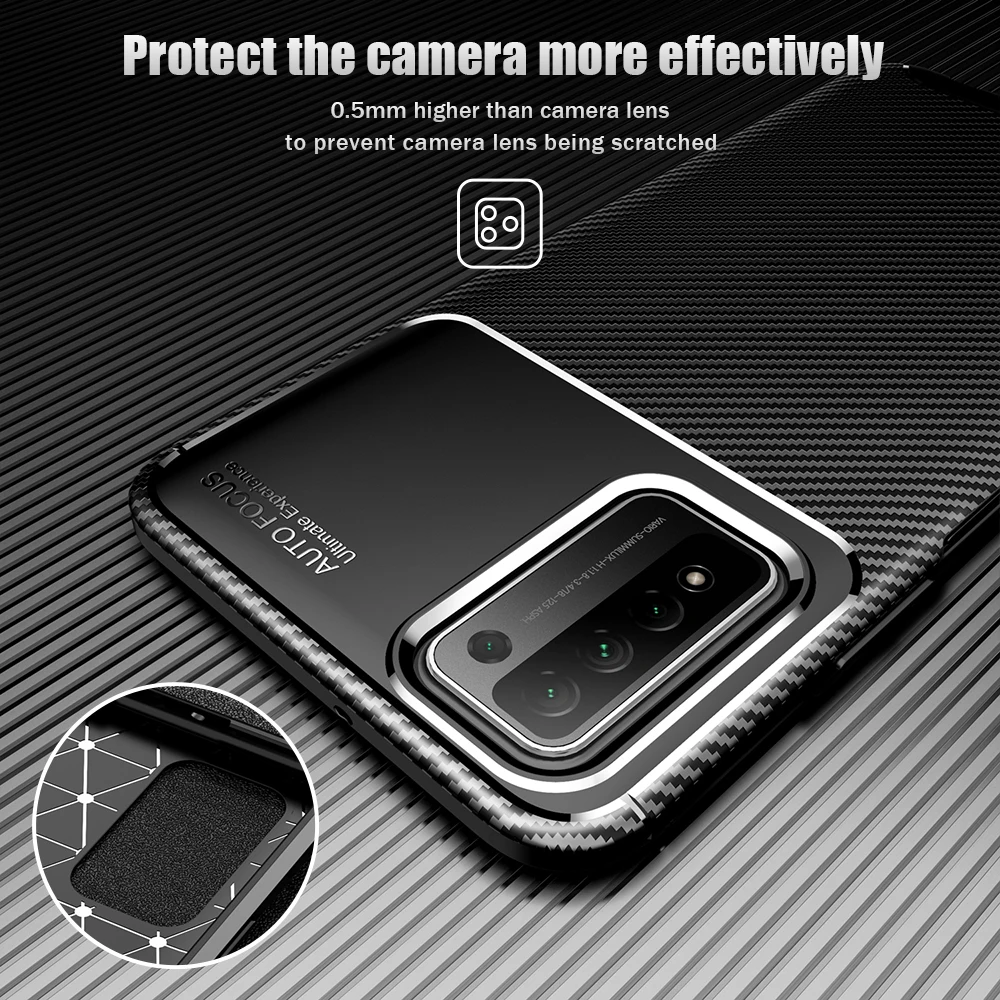 UFlaxe Soft Phone Case for Honor 10 10X Lite Carbon Fiber Texture Shockproof Ultra-thin Cover Honor 10i X10 Max JK
UFlaxe Soft Phone Case for Honor 10 10X Lite Carbon Fiber Texture Shockproof Ultra-thin Cover Honor 10i X10 Max JK