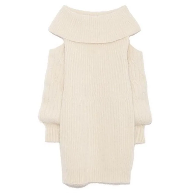 outside the new 2020 qiu dong han edition loose wear long sexy off-the-shoulder imitated mink velvet languid is lazy