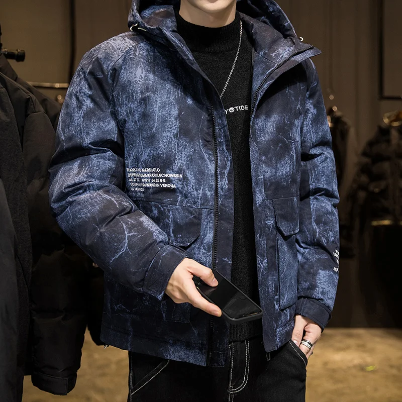 2021 Autumn Winter Men's Camouflage Cotton-Padded Hooded Jackets Streetwear Thick Warm Wadded Coats Tie-Dye Printed Top Clothing
2021 Autumn Winter Men's Camouflage Cotton-Padded Hooded Jackets Streetwear Thick Warm Wadded Coats Tie-Dye Printed Top Clothing