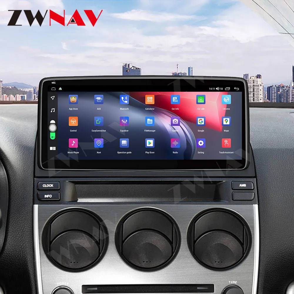 Автомобильный мультимедийный плеер, экран 12,3 дюйма на Android для Mazda 6 2004-2015, GPS-навигация, головное устройство, аудио, стереоприемник
Автомобильный мультимедийный плеер, экран 12,3 дюйма на Android для Mazda 6 2004-2015, GPS-навигация, головное устройство, аудио, стереоприемник