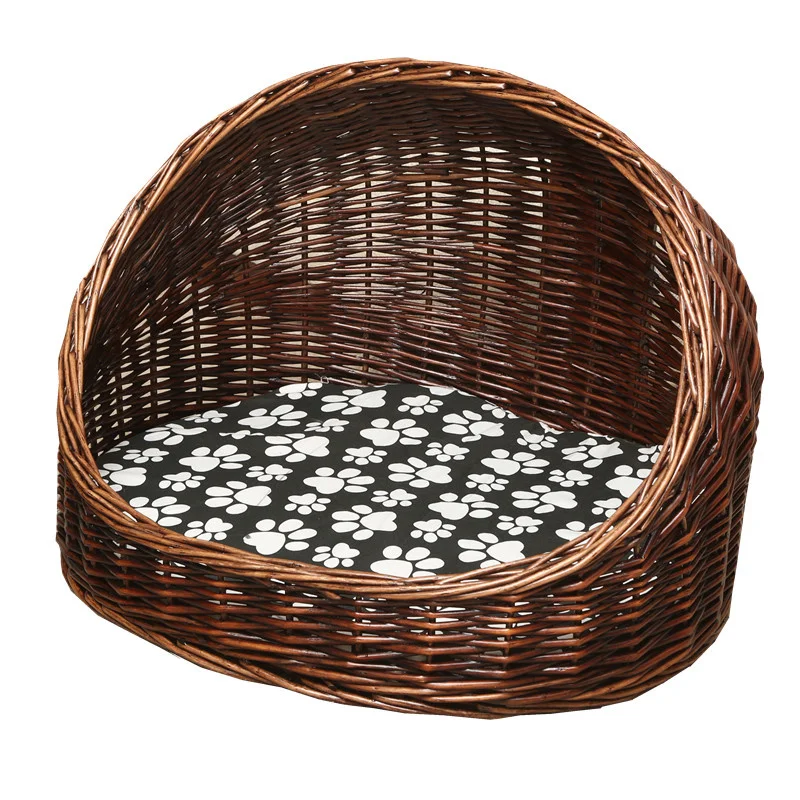 Rattan cat house willow dog kennel cat kennel is universal in four seasons and can be disassembled and washed in summer
Rattan cat house willow dog kennel cat kennel is universal in four seasons and can be disassembled and washed in summer
