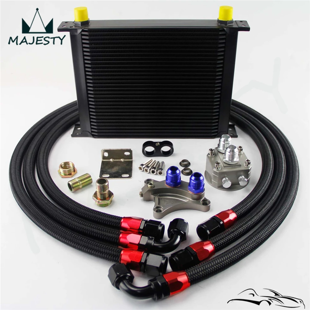 30 ROW OIL COOLER KIT FOR NISSAN Silvia S13 S14 S15 180SX 200SX 240SX SR20DET BLACK
30 ROW OIL COOLER KIT FOR NISSAN Silvia S13 S14 S15 180SX 200SX 240SX SR20DET BLACK