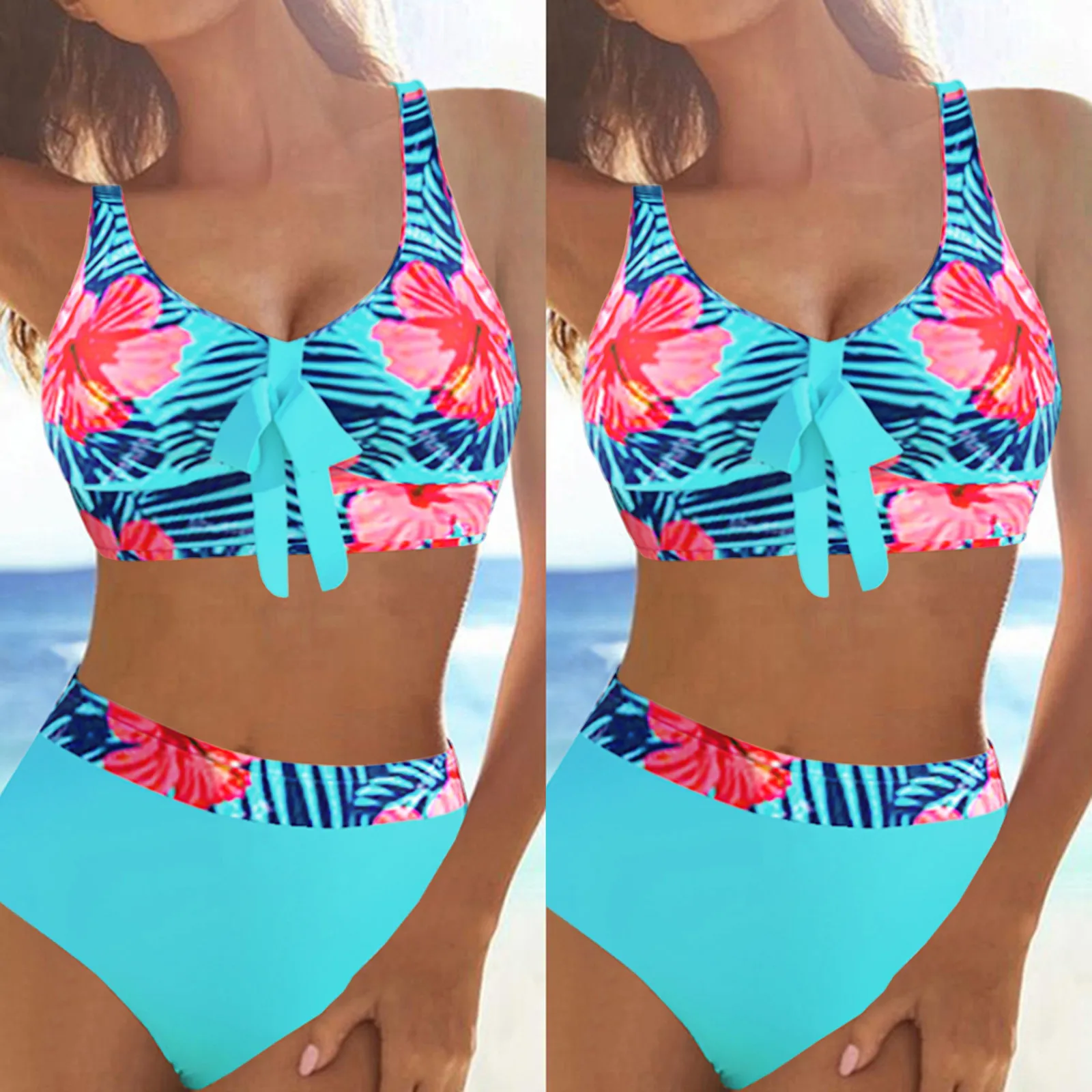 Бикини женское винтажное, купальный костюм из двух предметов, пуш-ап, халтер с рюшами, высокая талия, пляжная одежда с цветочным принтом, ком...
Бикини женское винтажное, купальный костюм из двух предметов, пуш-ап, халтер с рюшами, высокая талия, пляжная одежда с цветочным принтом, ком...