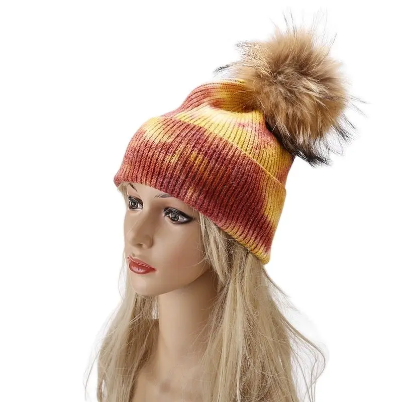 Winter Stretch Knit Sport Windproof Warm Cap Men Women Gradient Tie Dye Hat Skullies Beanies With Pom Pom S2629
Winter Stretch Knit Sport Windproof Warm Cap Men Women Gradient Tie Dye Hat Skullies Beanies With Pom Pom S2629