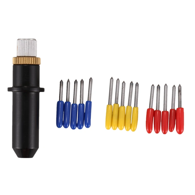 16Pc 30/45/60 Degrees Mimaki Cricut Cutting Plotter Vinyl Cutter Blades+ Mimaki Blade Holder
16Pc 30/45/60 Degrees Mimaki Cricut Cutting Plotter Vinyl Cutter Blades+ Mimaki Blade Holder