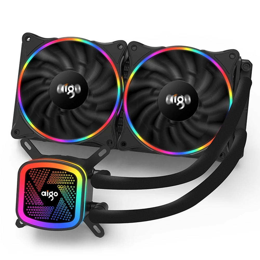 Кулер ЦП Aigo V240 AIO 240 мм радиатор для LGA 775 1366 2011 AM4 AM3 AM2|Кулеры и системы охлаждения