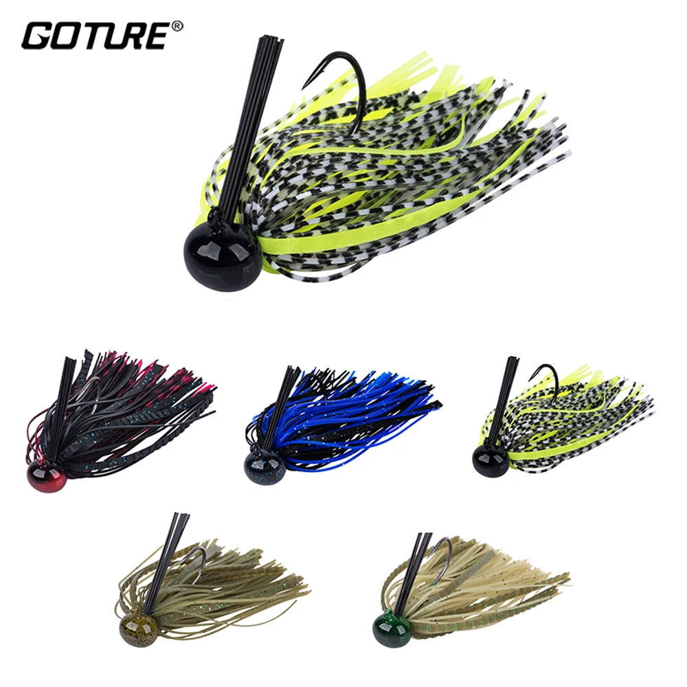 Goture 1pcs 10g бас свободный Футбол джиг силиконовая резиновая юбка острый крючок Mustad #3/0 листать джиг искусственные приманки для бас-гитара
Goture 1pcs 10g бас свободный Футбол джиг силиконовая резиновая юбка острый крючок Mustad #3/0 листать джиг искусственные приманки для бас-гитара
