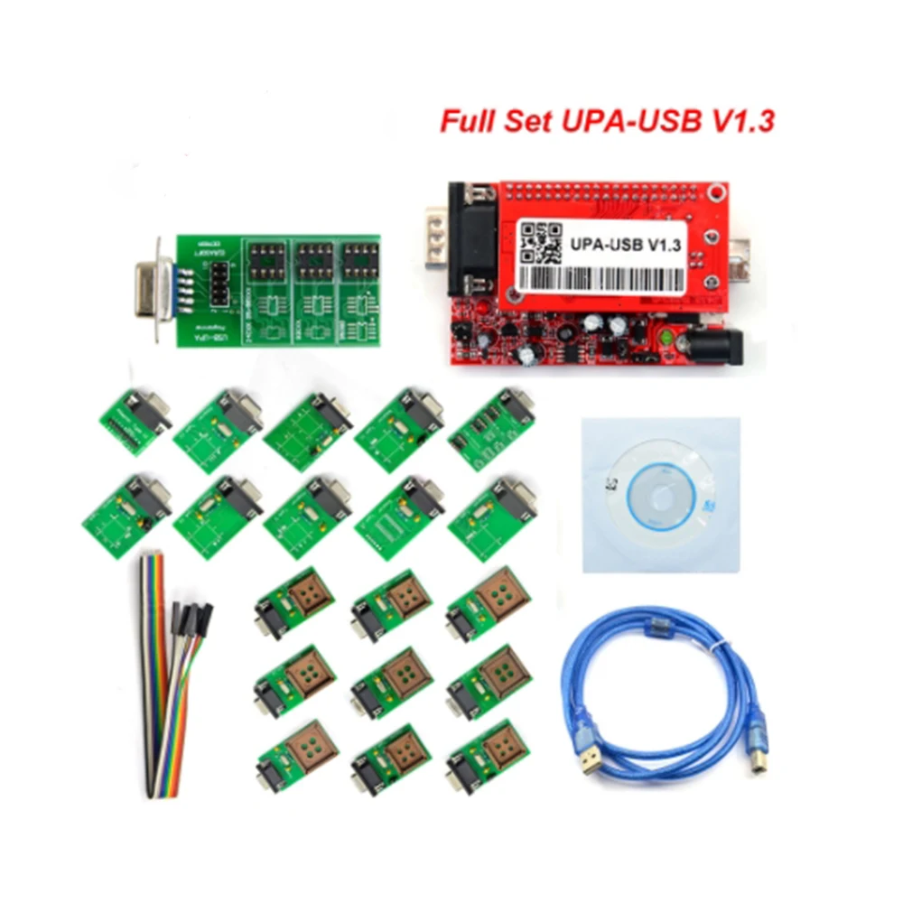UPA Usb V1.3 V2014 With Full Set Adapters ECU Programmer Chip Tuning OBD OBD2 Automotivo Car Diagnostic Scanner Tool UPA-USB
UPA Usb V1.3 V2014 With Full Set Adapters ECU Programmer Chip Tuning OBD OBD2 Automotivo Car Diagnostic Scanner Tool UPA-USB
