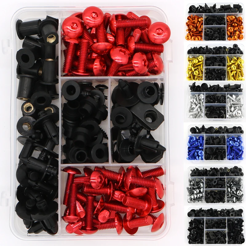 Fit For Honda CBF1000 ST1100 ST1300 CTX1300 GL1800 GOLDWING 6mm 5mm Complete Full Fairing Bolts Kit Nuts Fairing Clips Screws
Fit For Honda CBF1000 ST1100 ST1300 CTX1300 GL1800 GOLDWING 6mm 5mm Complete Full Fairing Bolts Kit Nuts Fairing Clips Screws